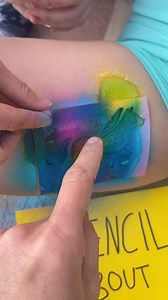 29M views · 36K reactions | Stencil crawls up her skin when he pours...