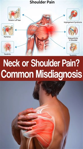 Neck or Shoulder Pain? ❌ Common Misdiagnosis Explained | Pinched Nerve vs Rotator Cuff | Madurai Osteopathy Clinic – A Holistic Approach to Healing Neck and shoulder pain is frequently misdiagnosed because problems in the cervical spine (neck) often mimic shoulder injuries due to referred pain. Many people with a pinched nerve or herniated disc in the neck are incorrectly treated for shoulder issues like rotator cuff tears, while shoulder problems such as impingement can also spread pain up into