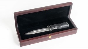 RS-1 Knife with Internal Shooting Mechanism, .22 Short, Includes Presentation Box
