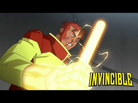 Rexplode VS Monster Girl (Clip) | Invincible