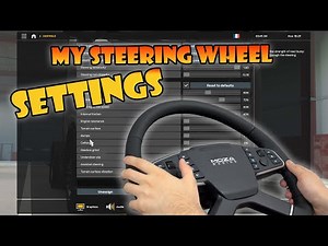 My Steering Wheel SETTINGS #2 in Euro Truck Simulator 2 | MOZA TSW - best feedback and realism