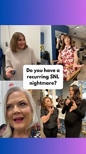 32K views · 863 reactions | Do we have recurring SNL nightmares? Yes. Yes we do. #SNL50 | Ana Gasteyer | Facebook