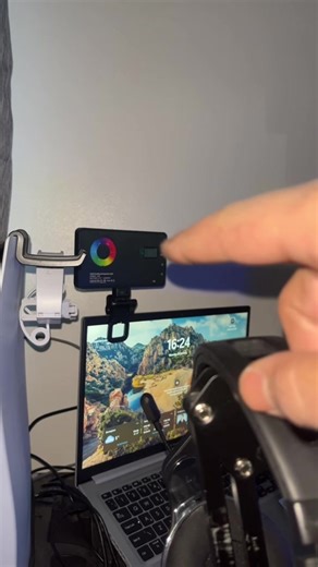 Good lighting is a must when streaming #streamlight #streaming #tiktoklive