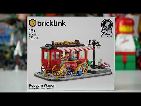 LEGO Bricklink Designer Program 910052 Popcorn Wagon Speed Build