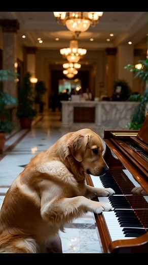The dog practice piano performance 🎶🐾 | Valor Hearts