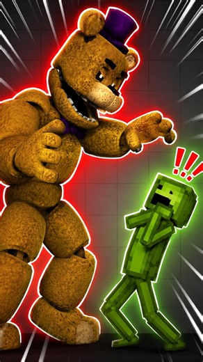 Fredbear FNAF Mod in Melon Sandbox #shorts