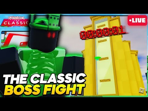 🔴 BOSS FIGHT SECRETO no THE CLASSIC AGORA!? EVENTO AO VIVO no ROBLOX!