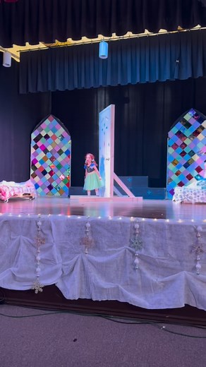 Ruby, as Young Anna in Frozen Jr. She absolutely CRUSHED IT. | Natalie Wallace