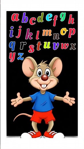 learn alphabet song with mouse #nursaryrhymes #abcdrhymes #toddlersongs