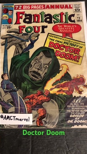 📚🛡️ Origin Doctor Doom Victory Marvel Comics Fantastic Four Annual 2 1964 Cover Jack Kirby art 📚
