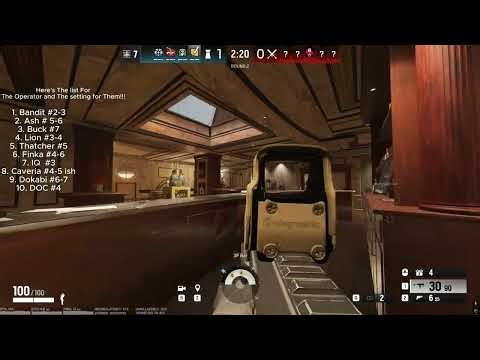 THE BEST Rainbow Six Siege Bloom/Recoil Reducer OF ALL TIME!!!!!