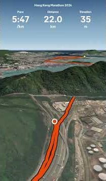 Hong Kong Marathon 2024 Course Map