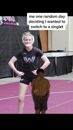 rip to the freshman two piece. #girlswrestling #wrestling