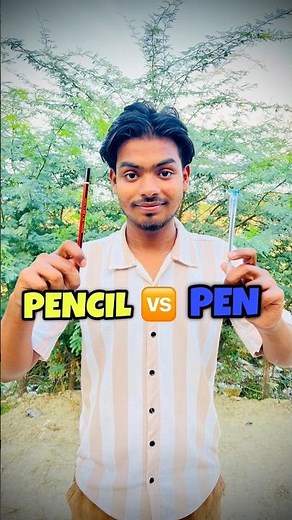 Pen vs Pencil Test #shorts