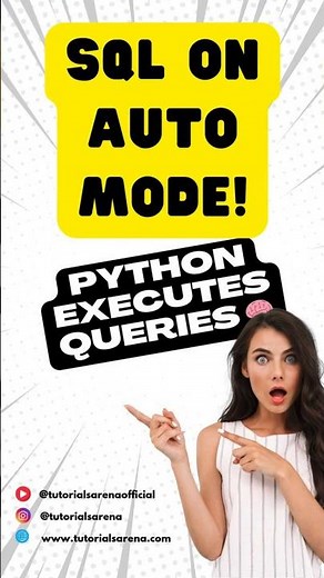 Run SQL Queries Automatically | SQLite3 Tutorial for Beginners #python #automation #shorts