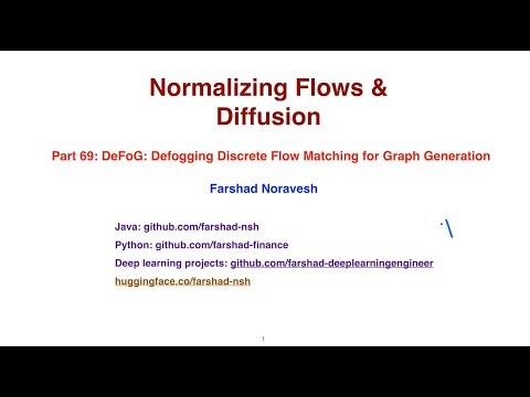 Part 69: DeFoG: Defogging Discrete Flow Matching for Graph Generation