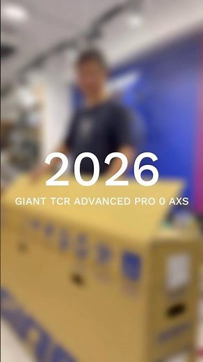 開箱2026 GIANT TCR ADVANCED PRO 0 AXS！“The strongest — SRAM Force AXS E1!” #cycling #roadbike #giant
