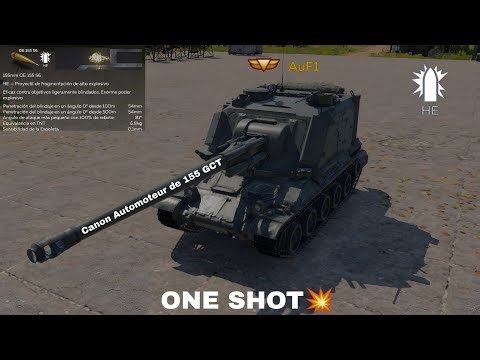 One of the best self-propelled artillery AuF1 | War Thunder Mobile