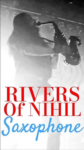 RIVERS OF NIHIL's Beautiful Saxophone Live #Metal #Saxophone #DeathMetal #Jazz 🇺🇸