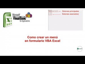 Como crear un Menú en formulario VBA Tips VBA Excel