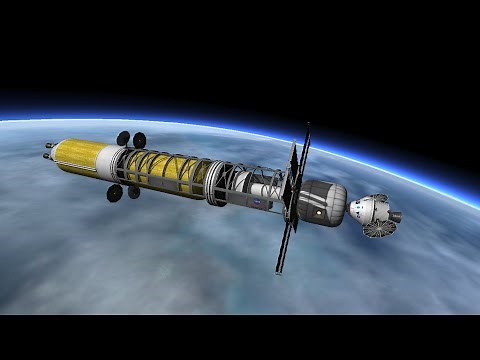 Kerbal Space Program - Constellation Mars Mission - RSS