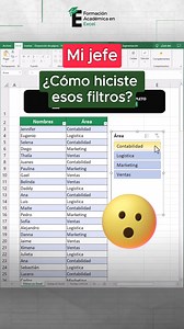 Segmentación de datos en Excel ✅ #excel #exceltips #exceltutorial | FAE - Formación Académica Excel