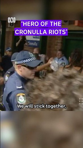 "The hero" of the Cronulla Riots: former NSW police officer Craig Campbell