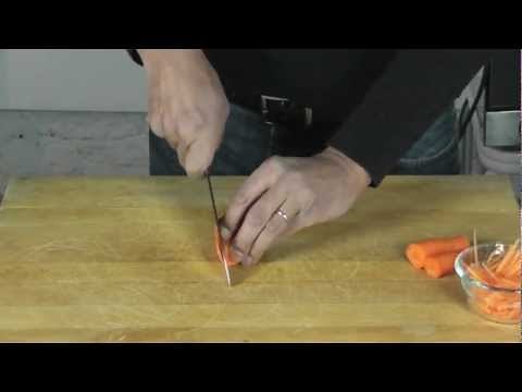 How to Make a Julienne - How to Cut Vegetables - Cooking Classes