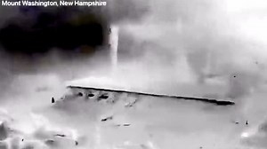 Fierce winds and temperature reaches -104° F on Mount Washington