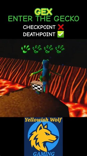 Can I reach the checkpoint? - GEX ENTER THE GECKO