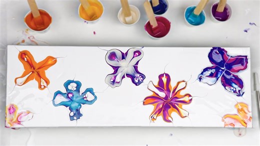 Blown Away! Easy Straw-Blown Flower Art for Beginners