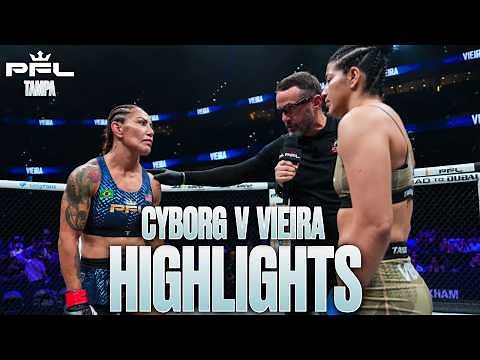 NO MINUTE WASTED!! | Cris Cyborg vs. Ketlen Vieira - Fight Highlights | PFL Tampa