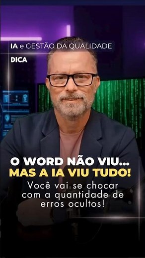 Como usar a IA para revisar textos. O Word não viu… mas o ChatGPT viu! #RevisãoDeTexto