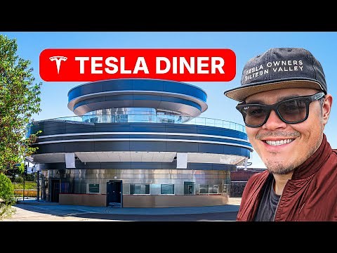 TESLA DINER - FULL Review & Walk THROUGH in Hollywood, CA