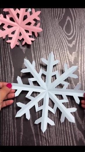 1-Minute Paper Snowflake ❄️✨ Super Easy!