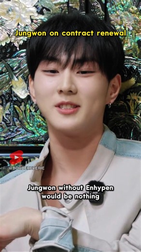 Jungwon on enhypen contract renewal 🥹 the team is most important #enhypen #Jungwon #engene #양정원