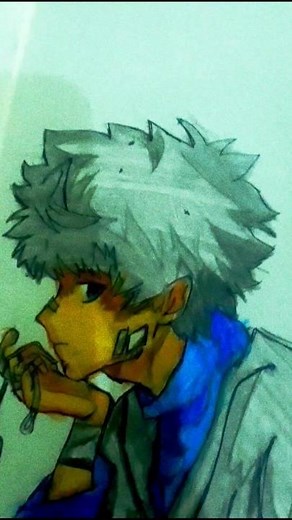 Killua Drawing 🔥 | Ultra Clean Anime Art | Satisfying Speed Sketch” #trending #viral #VIRALSHORTS