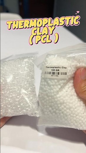 Thermoplastic Clay / Polycaprolactone PCL #clayart #thermoplastic