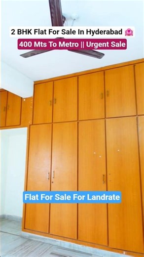 2 BHK Flat For Sale In Hyderabad 🏩 || Flat Sale For Landrate || Code: PAR- 931 ✨️ #2bhk #metro #par