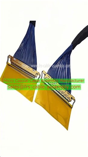 wiring loom factory UAV gimbal micro coax UL AWM RS 485 Moldex to ITT IP67 Silicone jacket braid shi