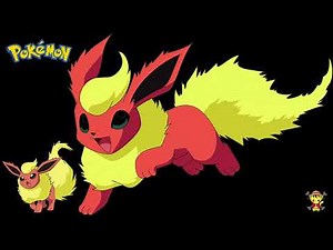 El SONIDO de FLAREON Pokémon( SOUND EFFECTS) Pokedex.