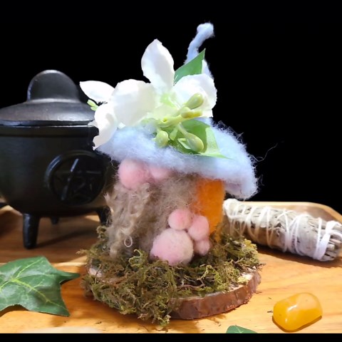 Needle Felted Gonk or Gnome, Handmade Pagan Decoration, Myth, Magic, Fairy Tale and Folklore - Etsy