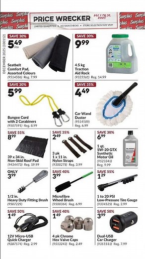 Princess Auto - Price Wrecker Dec 01 - Dec 31