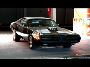 1973 Dodge Charger R/T 440 Stroker. Startup, idle and rev sound.