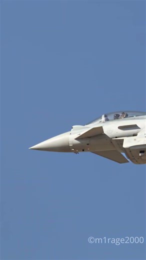 AFW2025 | Royal Saudi Arabian Eurofighter Full Afterburner Flyby