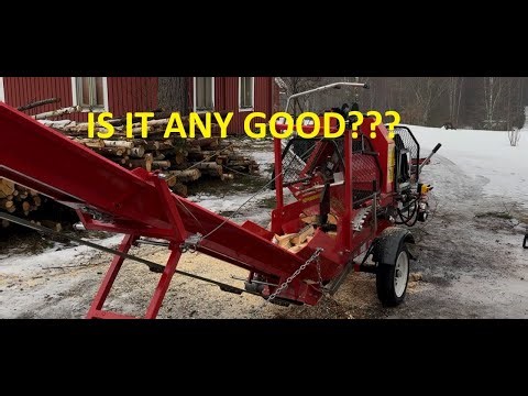 Making Firewood with a Chinese Firewood Processor