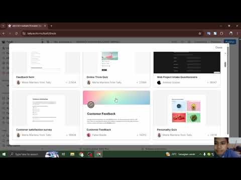 Tutorial Membuat Formulir Pendaftaran Menggunakan Web Tally.so