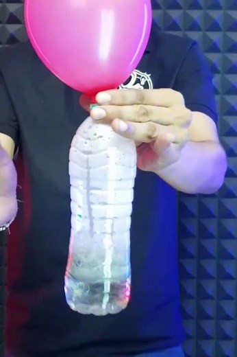 Aluminum & Acid reaction | hydrogen gas blast 🔥🔥 #acid #metal #hydrogen #hydrogenballoon