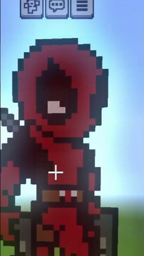 Deadpool🗿#minecraft #pixelart #viral #viralvideo #shortvideo #shorts #viralvideo #art #deadpool #sub