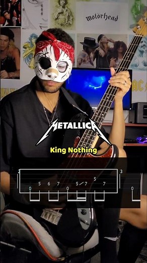 King Nothing - Metallica (Bass Cover) + Tabs
